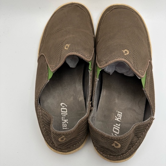 Olukai Men’s Nohea Mesh Slip On Sneakers Size 10 Gray - Picture 6 of 8